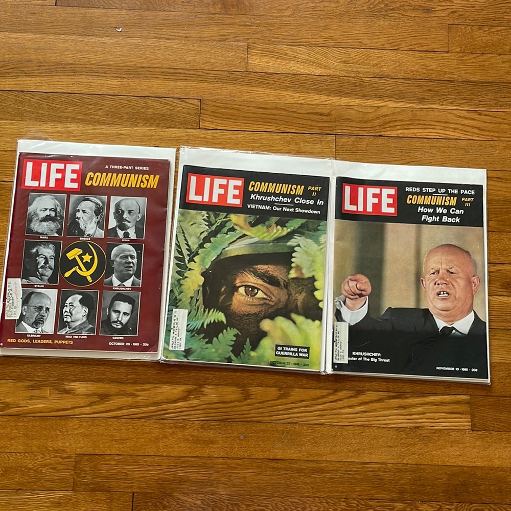 LIFE Magazine Communism A Three Part Series, Parts 1-3